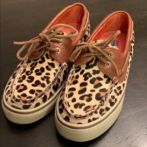 Sperry Top Sider- Leopard print 🐆